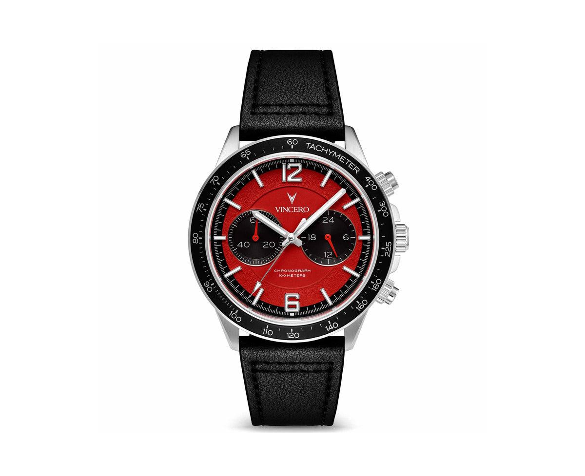 Men's Apex 42mm Chronograph Watch &#x2013; Infrared Red Dial - Infrared