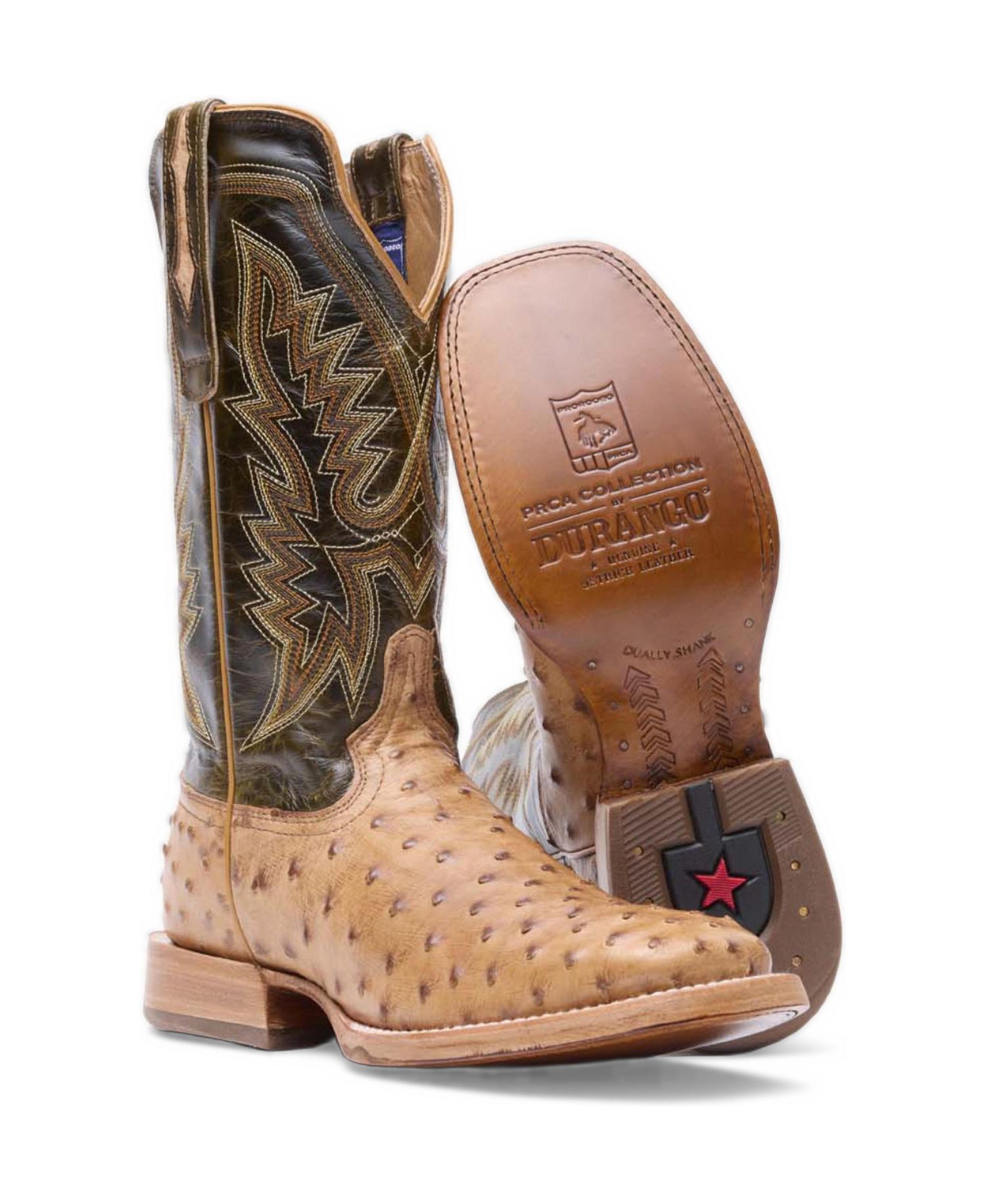 Men's PRCA Collection Full-Quill Ostrich Western Boot