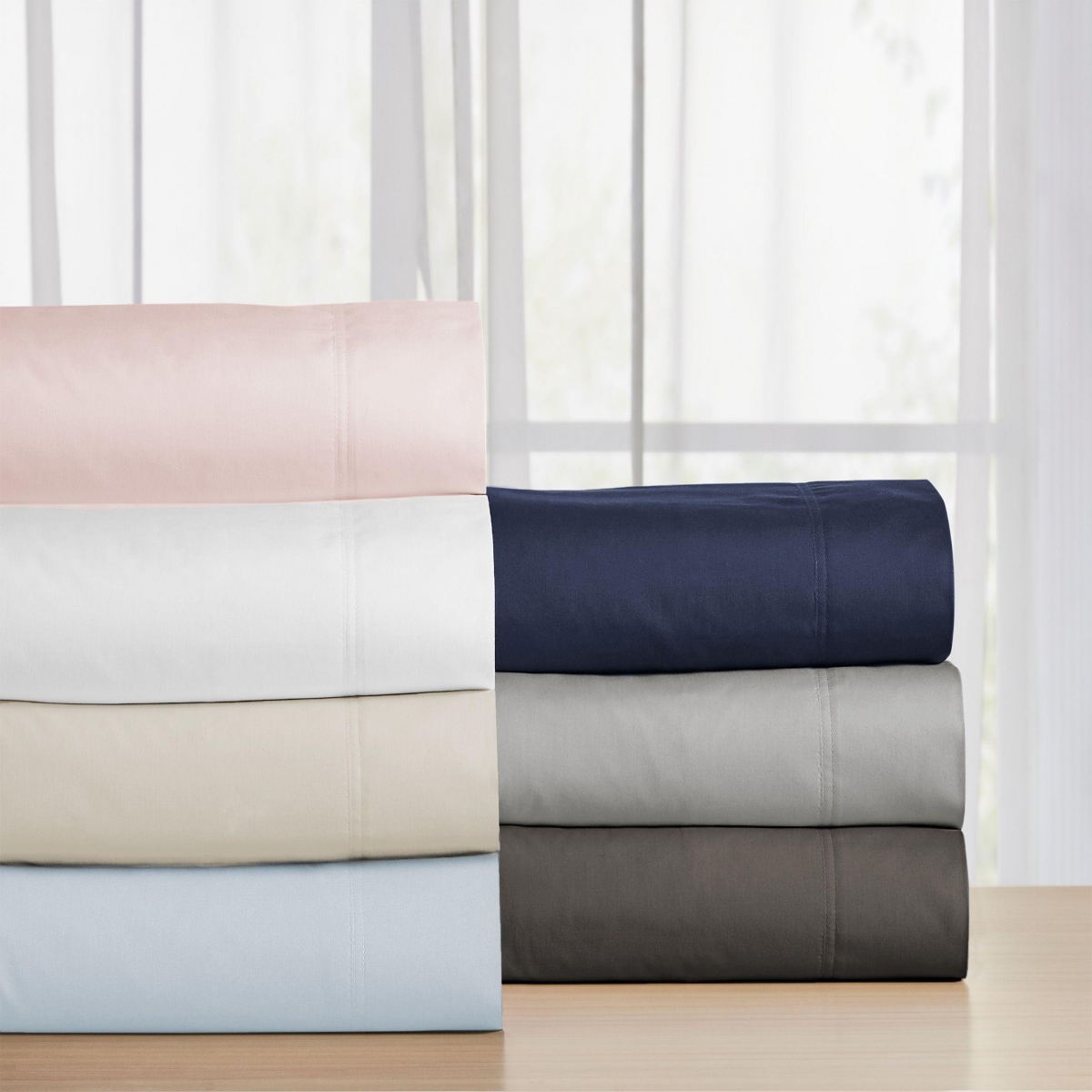Cool Percale Fitted Sheet Only, 100% Organic Cotton