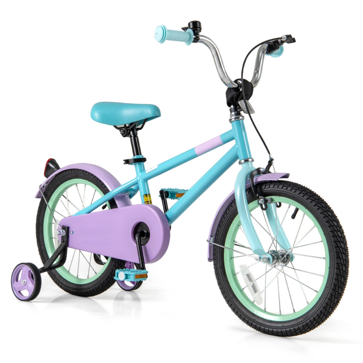 Adjustable Handlebar Saddle Kids Bike Lightweight Easy to Ride