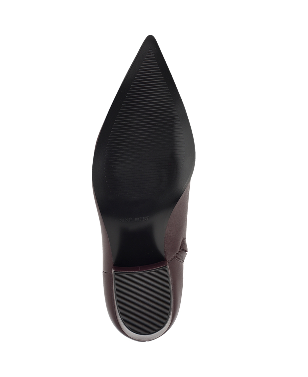 Nine West Savie Block Heel Bootie In Red