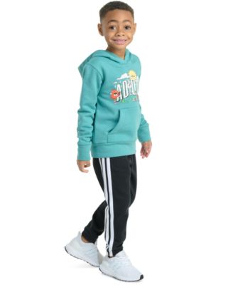 Toddler & Little Boys Long-Sleeve Graphic Fleece Pullover Hoodie & Jogger Pants, 2 Piece Set  