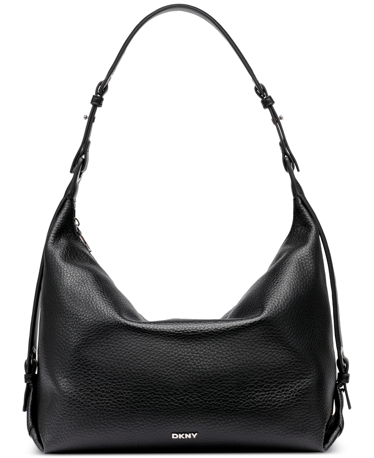 Wren Medium Hobo Bag - Black/silver