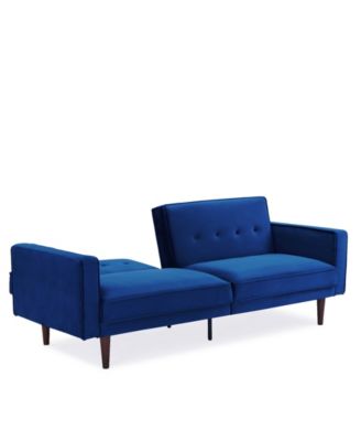 84" Velvet Blake Convertible Sofa Bed, Created for Macy's