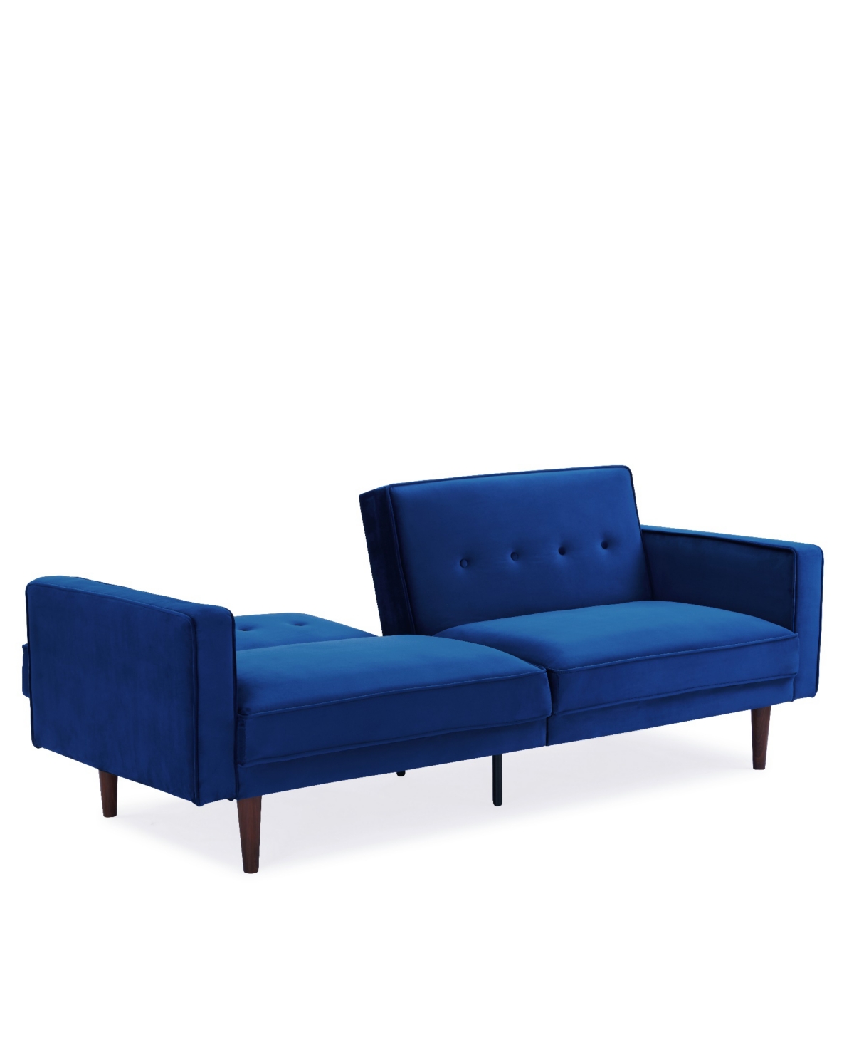 Gold Sparrow 84" Velvet Blake Convertible Sofa Bed, Created For Macy's