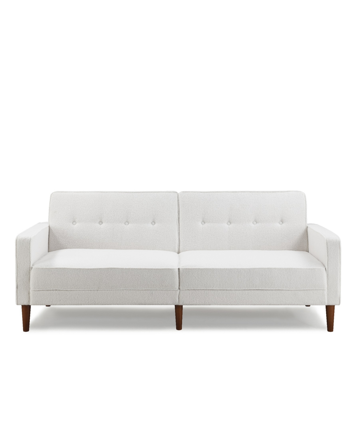 Gold Sparrow 80" Faux Fur Camden Convertible Sofa Bed, Created For Macy's