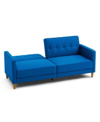 77" Polyester Victoria Convertible Sofa Bed
