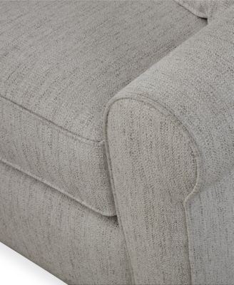 Radley Roll Arm 115" 4-Pc. Fabric L Sectional with Wedge, Exclusively at Macy's