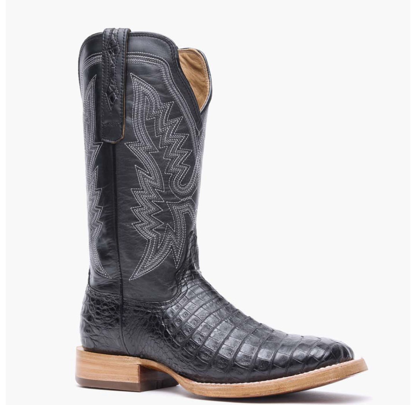 Мужские ботинки Durango Prca Collection Caiman Belly Western Boot, цвет: Чёрный — фото 6