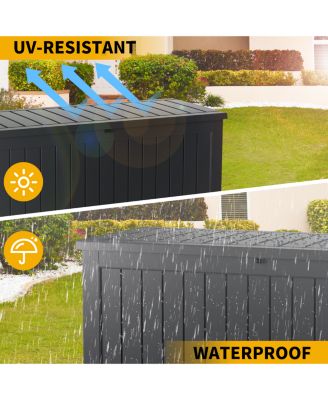 230 Gallon Large Resin Outdoor Storage Box