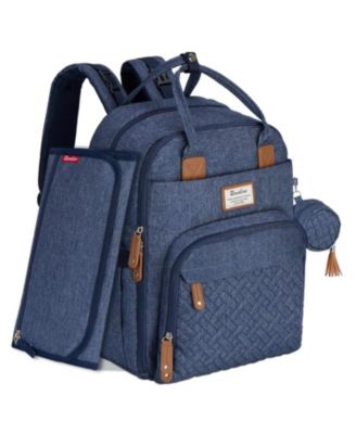 Ruvalino Baby Diaper Bag Backpack Multifunction Travel Maternity Changing Bag - Navy blue