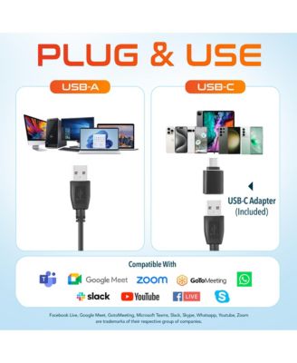 40Y USB/USB-C Mono Headset with Noise Canceling Mic (DWH40YAC)