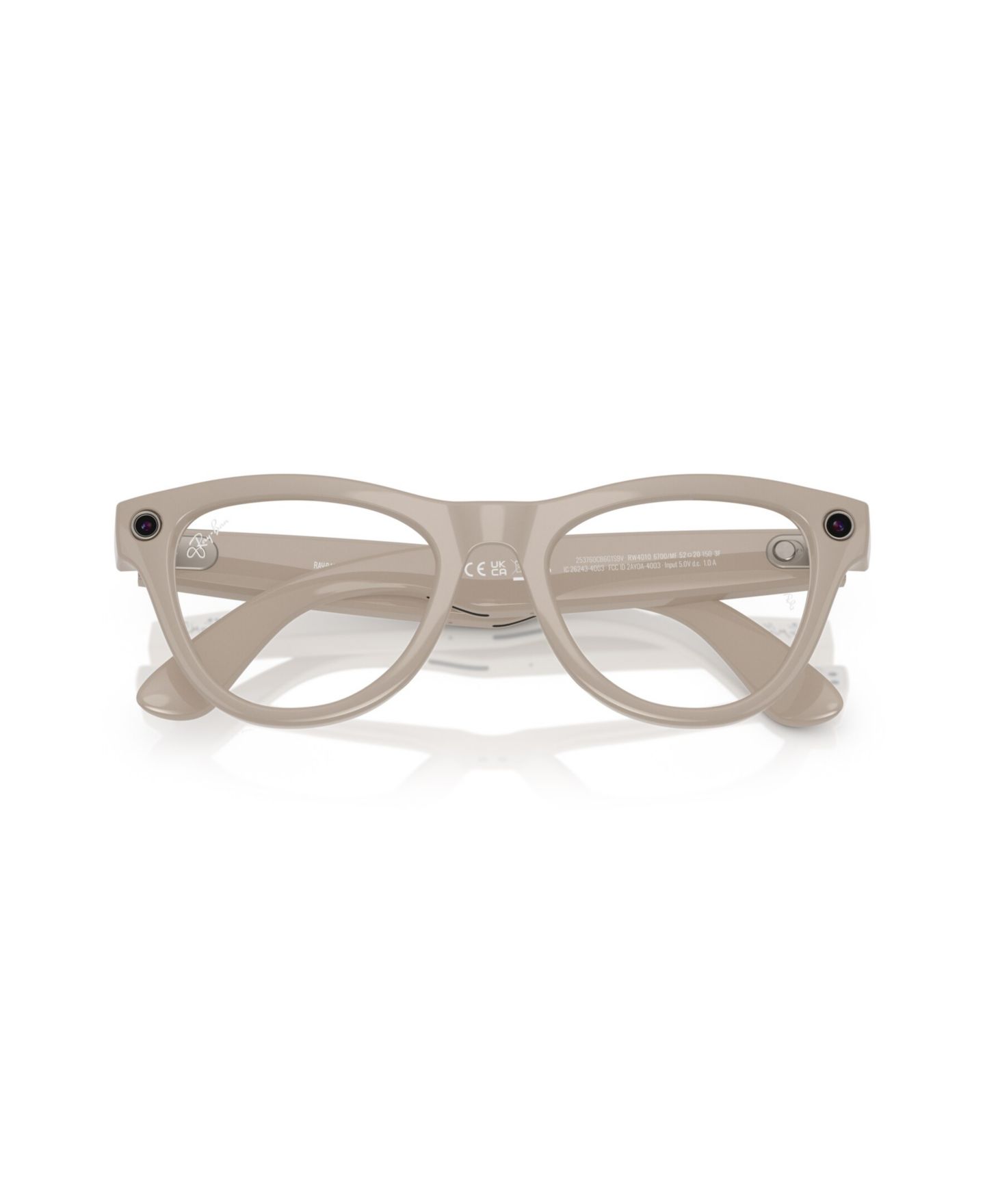 Очки Ray-Ban Unisex AI Meta Gen1 Skyler Photochromic Glasses, RW4010, цвет: Серый — фото 5