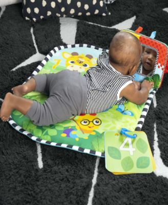 Infant Discovery Garden Tummy Time Mat Mirror