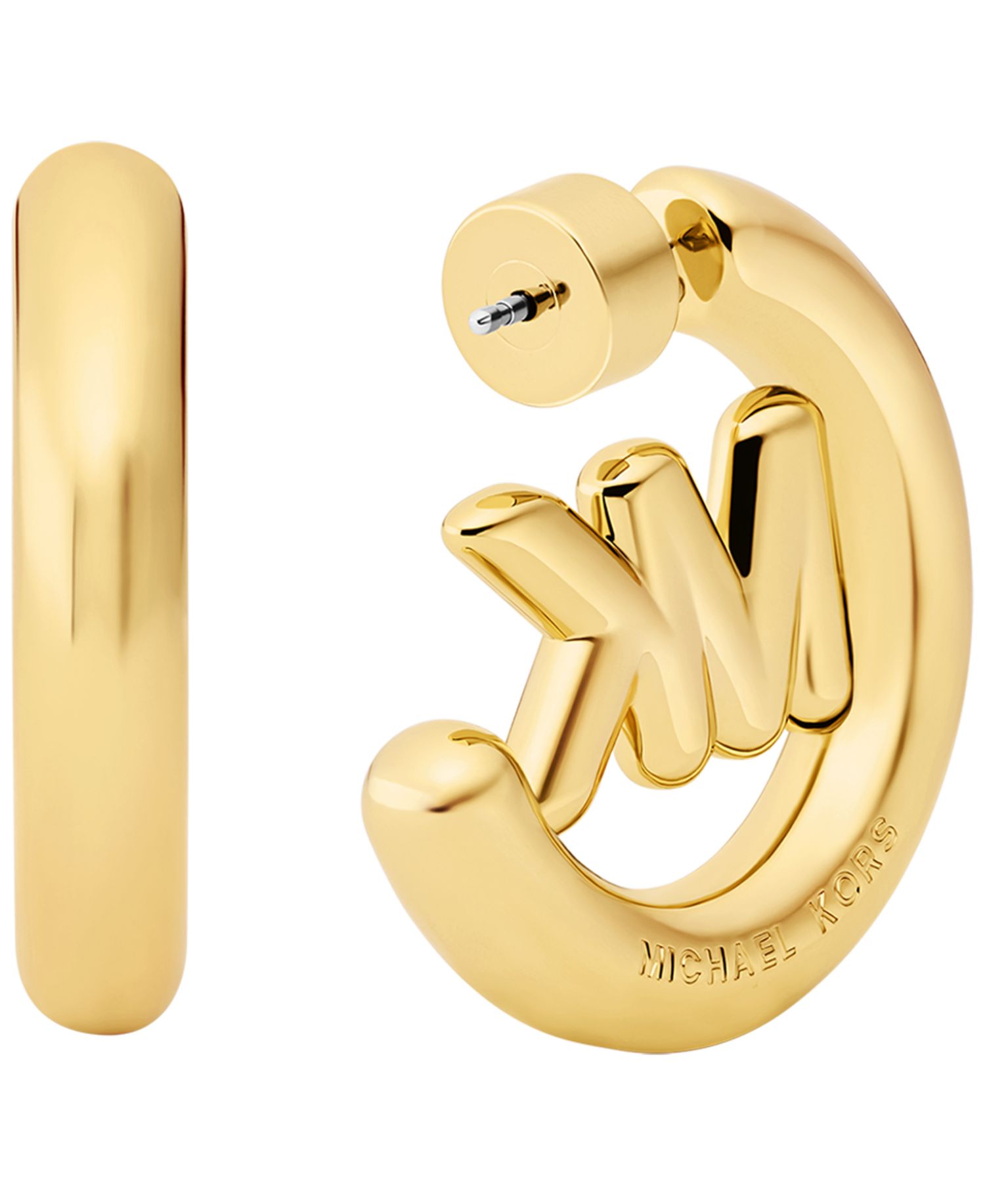 Logo Hoop Earrings