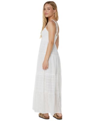 Juniors' Lily Bloom Cotton Sleeveless Maxi Dress