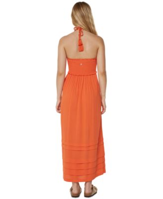 Juniors' Saltwater Sweetness Sleeveless Maxi Dress