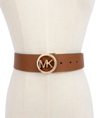 Micheal Kors Women's Embossed Logo Reversible Belt