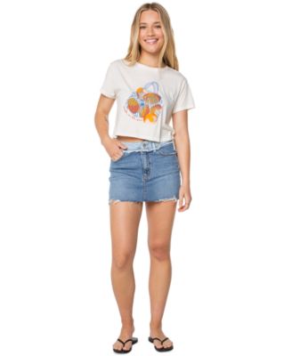Juniors' Made In The Sun Cotton T-Shirt