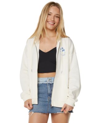 Roxy - Juniors' Evening Lineup Zip-Front Hooded Sweatshirt
