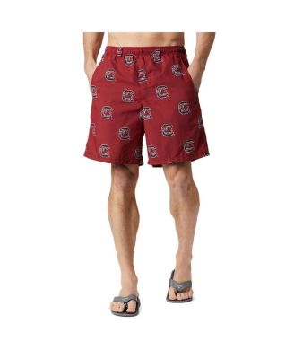 Columbia - Men's Garnet South Carolina Gamecocks Backcast III Printed Shorts