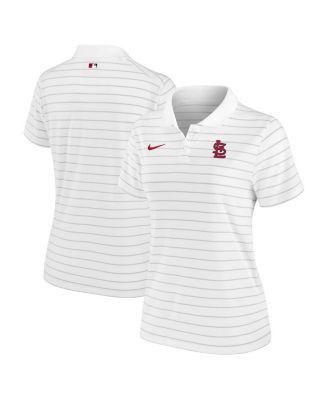 Nike - Women's White St. Louis Cardinals Authentic Collection Victory Performance Polo Shirt