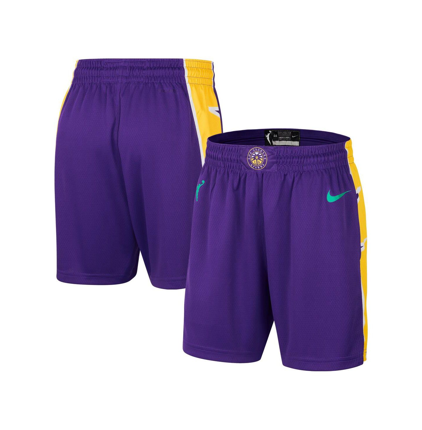 Женские шорты Nike Purple Los Angeles Sparks On-Court Victory Performance — фото 1