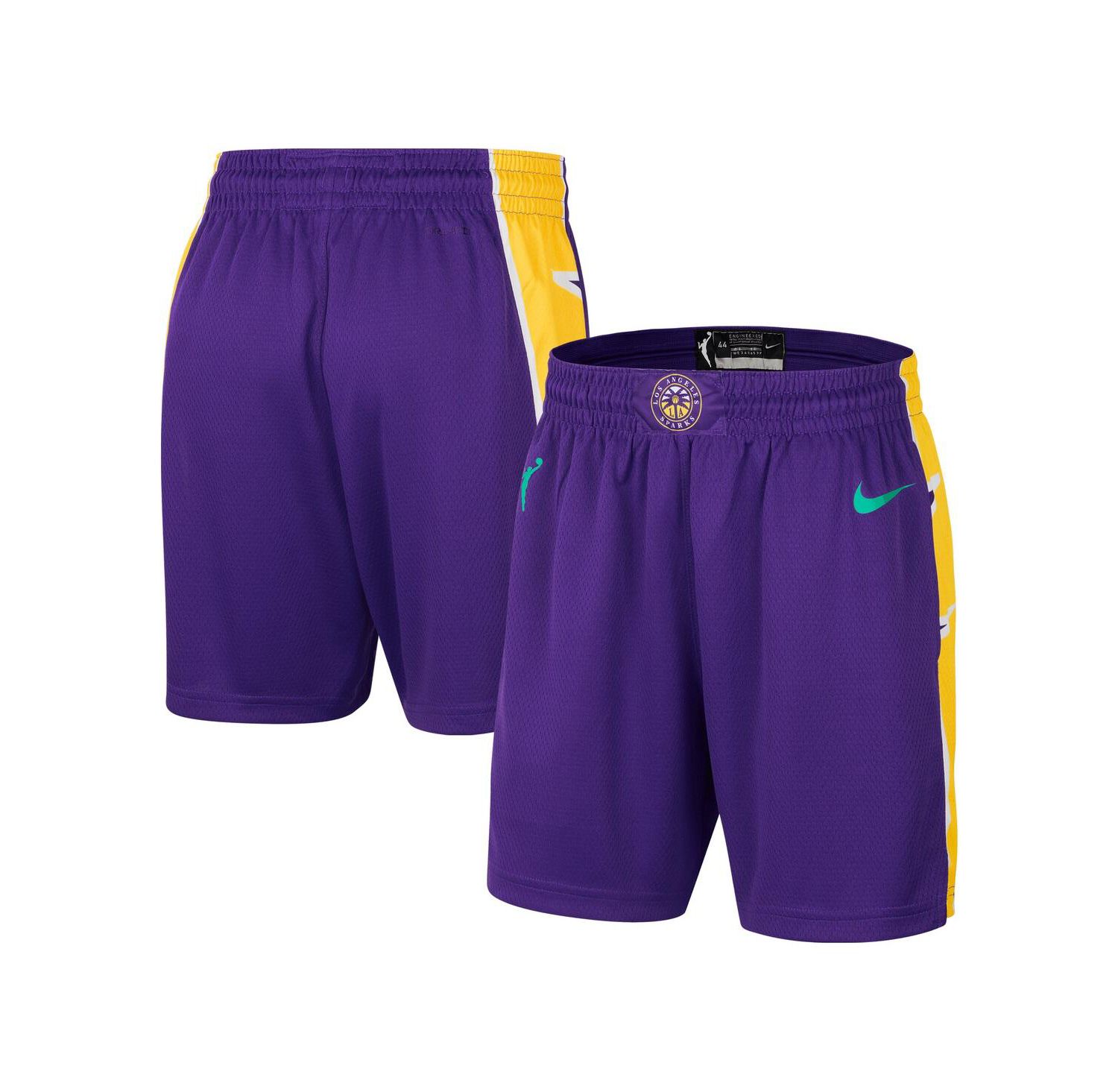 Women's Purple Los Angeles Sparks On-Court Victory Performance Shorts
