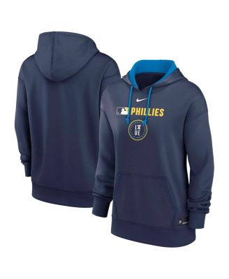 Nike - Women's Royal Philadelphia Phillies Authentic Collection City Connect Performance Pullover Hoodie
