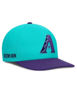 Nike - Men's Teal/Purple Arizona Diamondbacks 2025 City Connect Pro Performance Snapback Hat