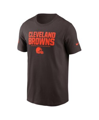 Nike - Men's Brown Cleveland Browns Sideline Performance T-Shirt