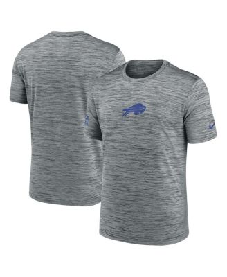 Nike - Men's Gray Buffalo Bills Sideline Velocity Performance T-Shirt