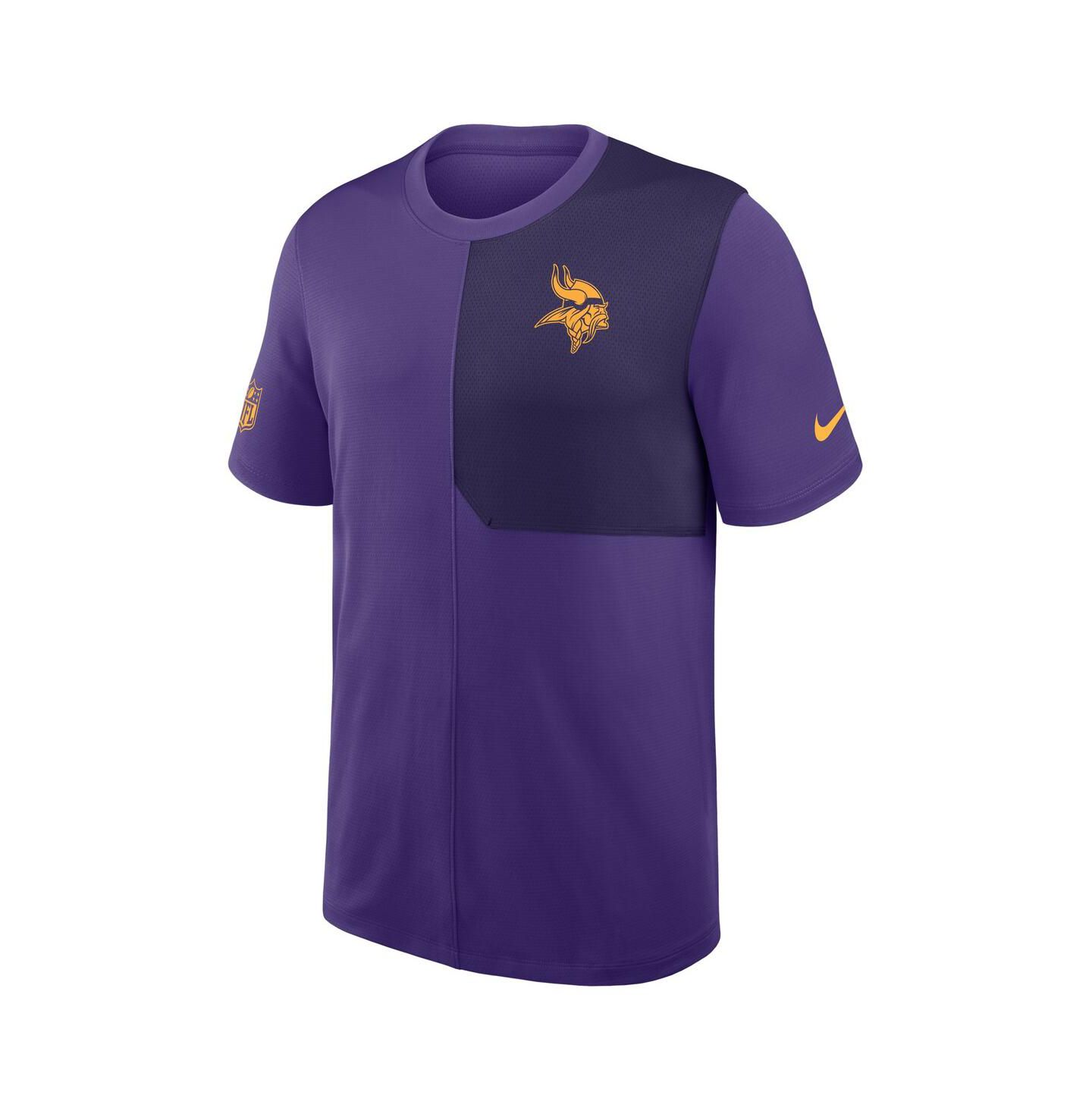 Мужская рубашка Nike Purple Minnesota Vikings Sideline UV Performance Coach — фото 2