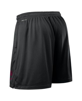 Men's Black Washington Commanders Sideline Reversible Performance Shorts