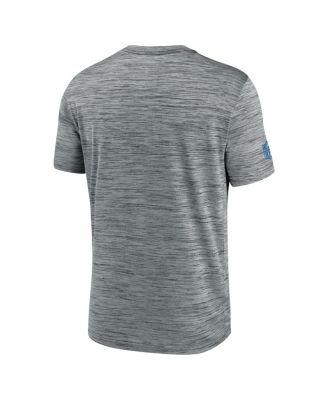 Men's Gray Detroit Lions Big Tall Sideline Velocity Performance T-Shirt