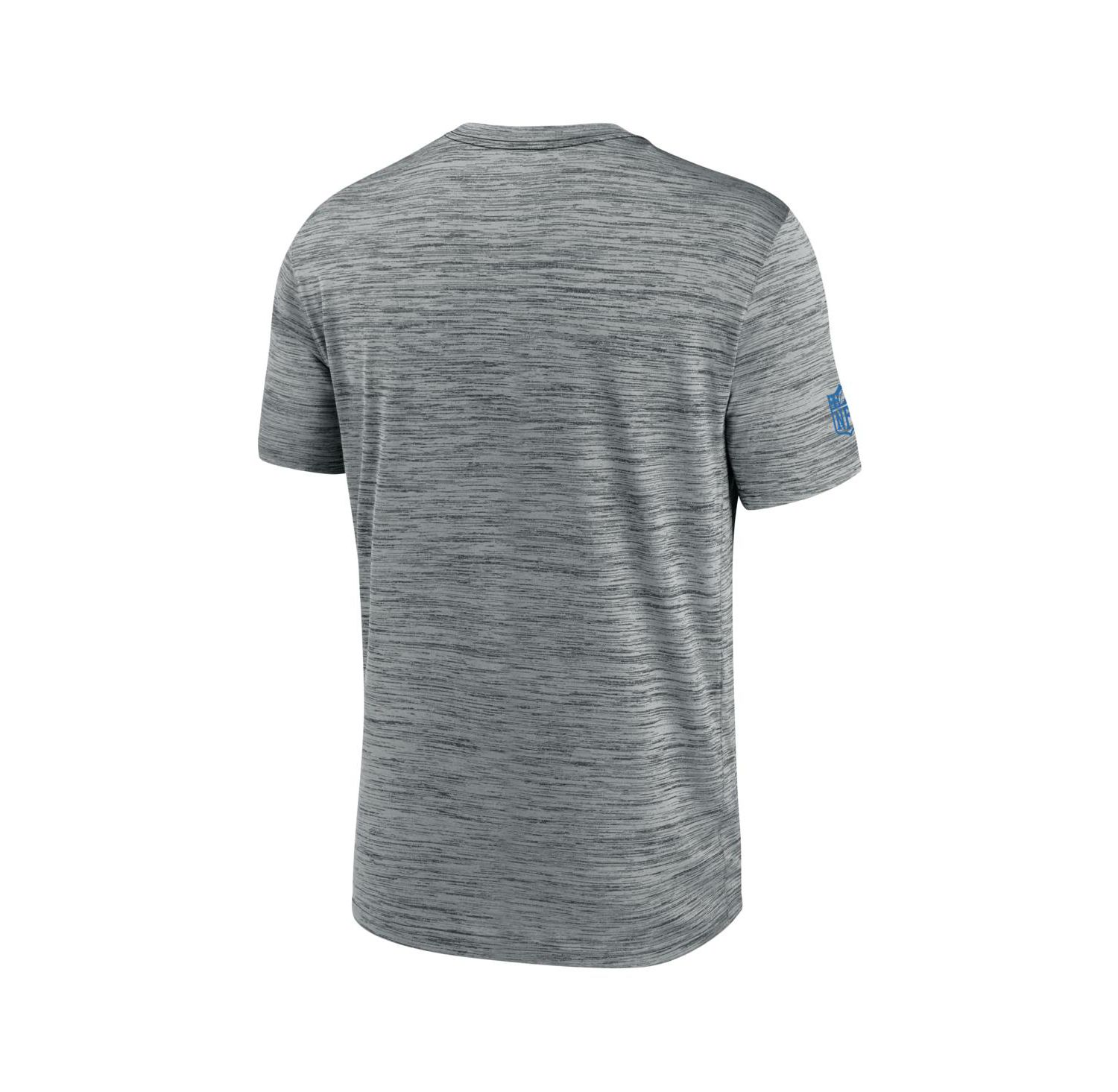 Men's Gray Detroit Lions Big & Tall Sideline Velocity Performance T-Shirt