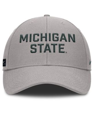 Men's Gray Michigan State Spartans Rise Practice Adjustable Hat