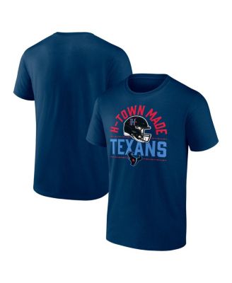 Fanatics - Men's Navy Houston Texans H-Town Helmet T-Shirt