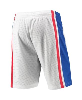 Men's White Philadelphia 76ers 1996-97 Hardwood Classics Swingman Shorts