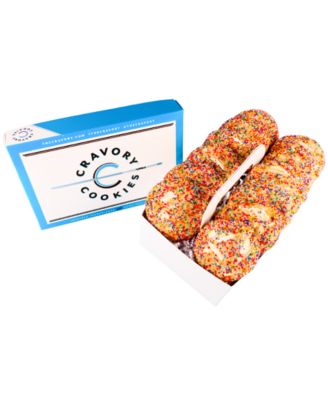 The Cravory - Birthday Cake Cookies Gift Box, 12 Cookies