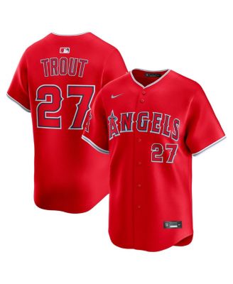 Nike - Men's Mike Trout Red Los Angeles Angels Alternate Limited Player Jersey