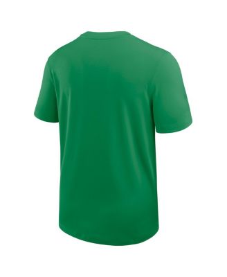 Men's Green Oregon Ducks 2025 Sideline UV Performance Coach T-Shirt