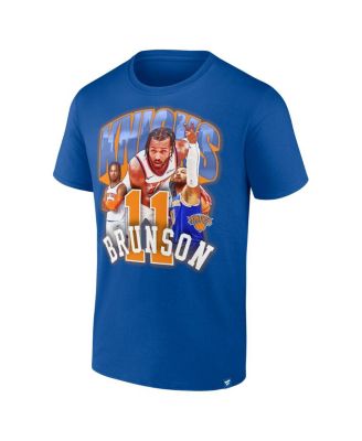 Men's Jalen Brunson Blue New York Knicks Notorious 4.0 T-Shirt