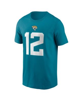Men's Travis Hunter Teal Jacksonville Jaguars 2025 NFL Draft First Round Pick Name Number T-Shirt