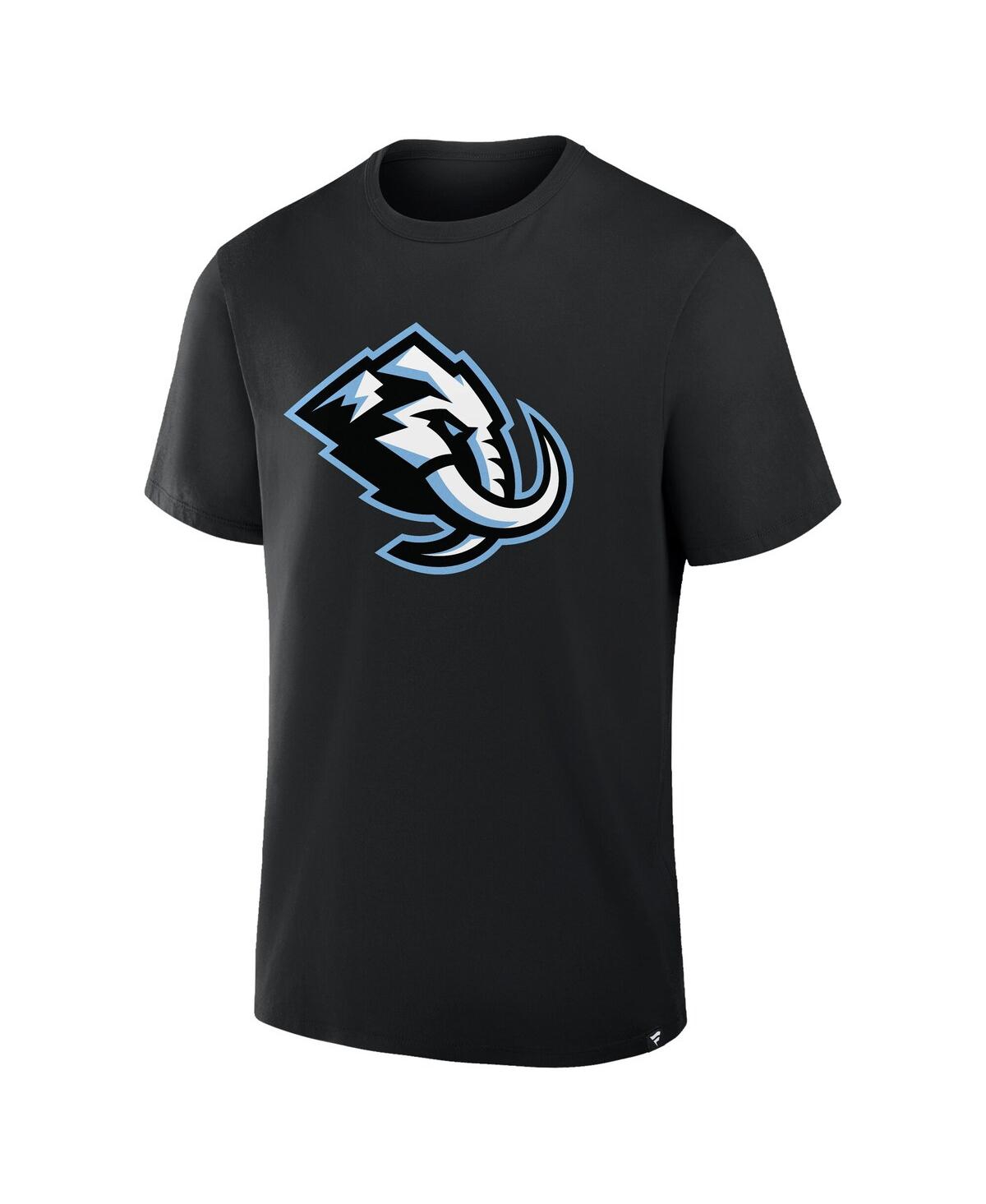 Fanatics Men's Black Utah Mammoth Primary Logo Legacy T-shirt In Black
