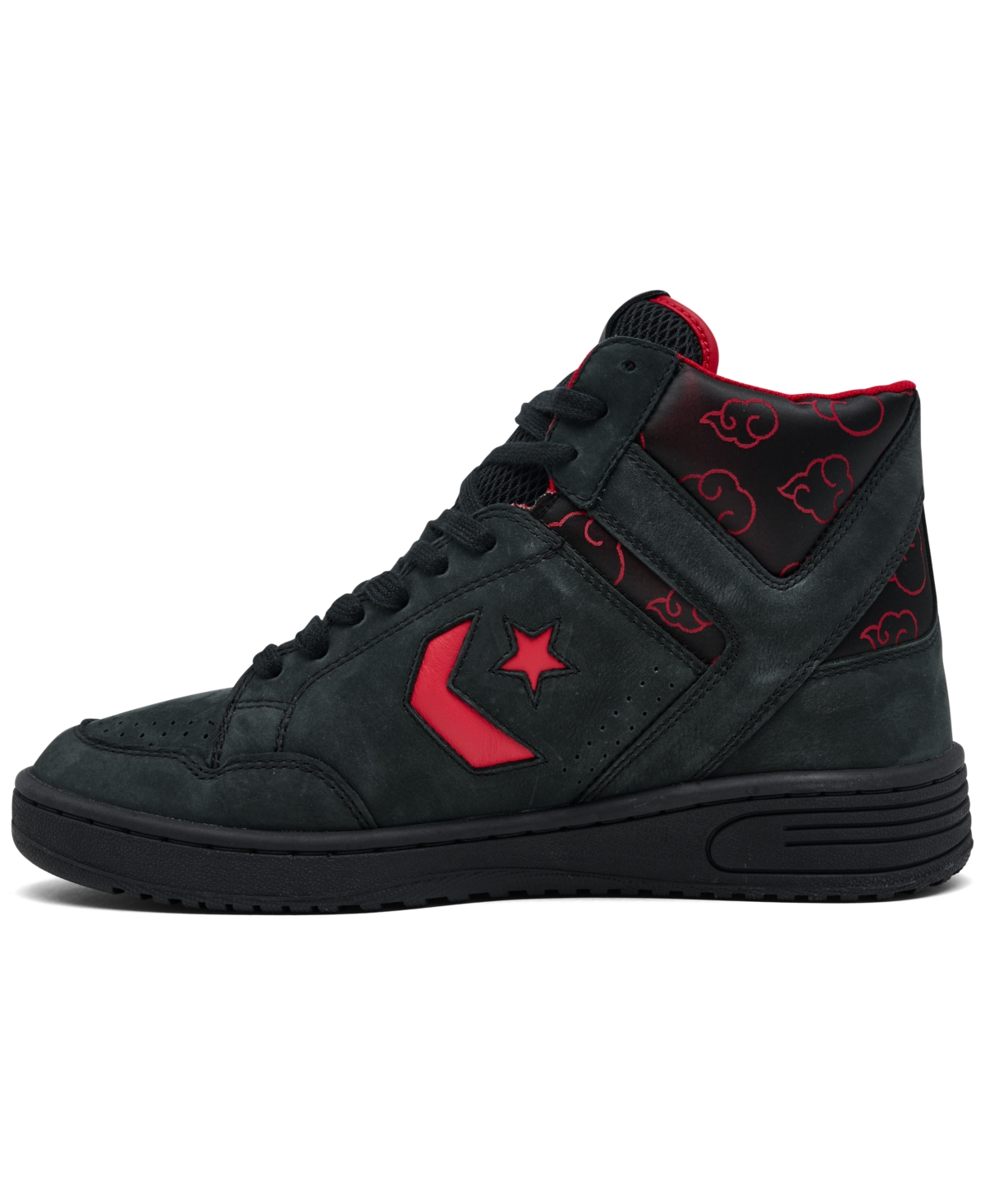 Converse x Naruto Shippuden Men's Itachi Weapon High Casual Sneakers from Finish Line