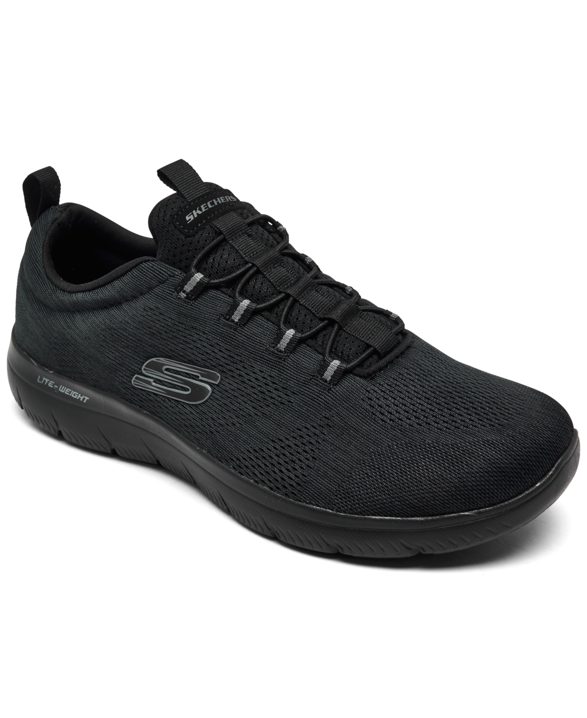 Men's Summits - Louvin Slip-On Training Sneakers from Finish Line - Black