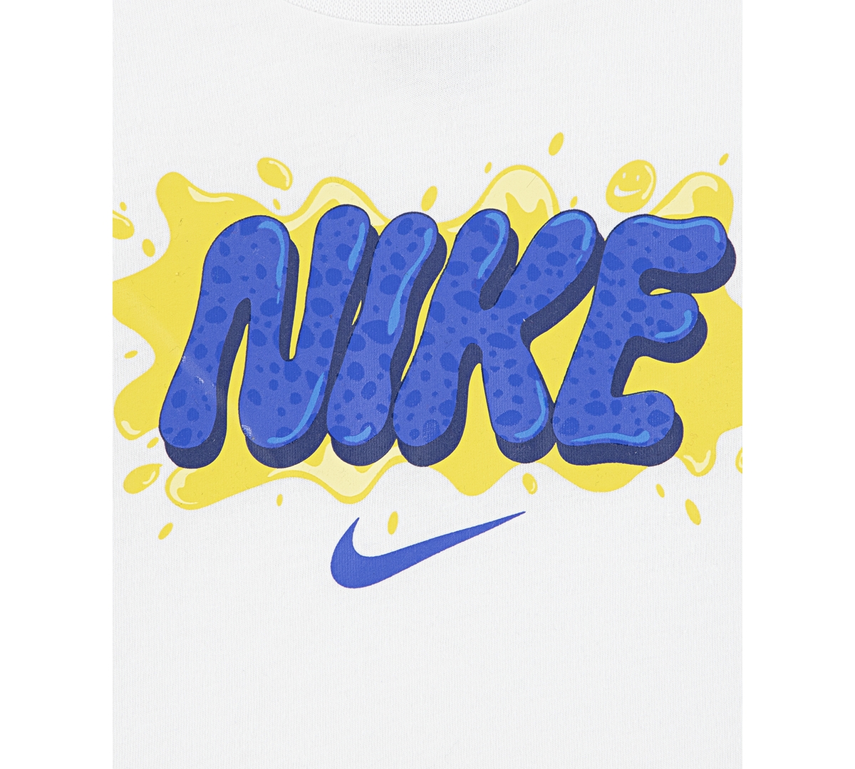 Nike Toddler & Little Boys Slime Logo Graphic Long-sleeve T-shirt In White