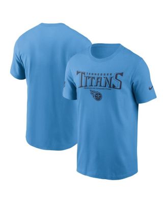 Nike - Men's Light Blue Tennessee Titans Sideline Performance T-Shirt