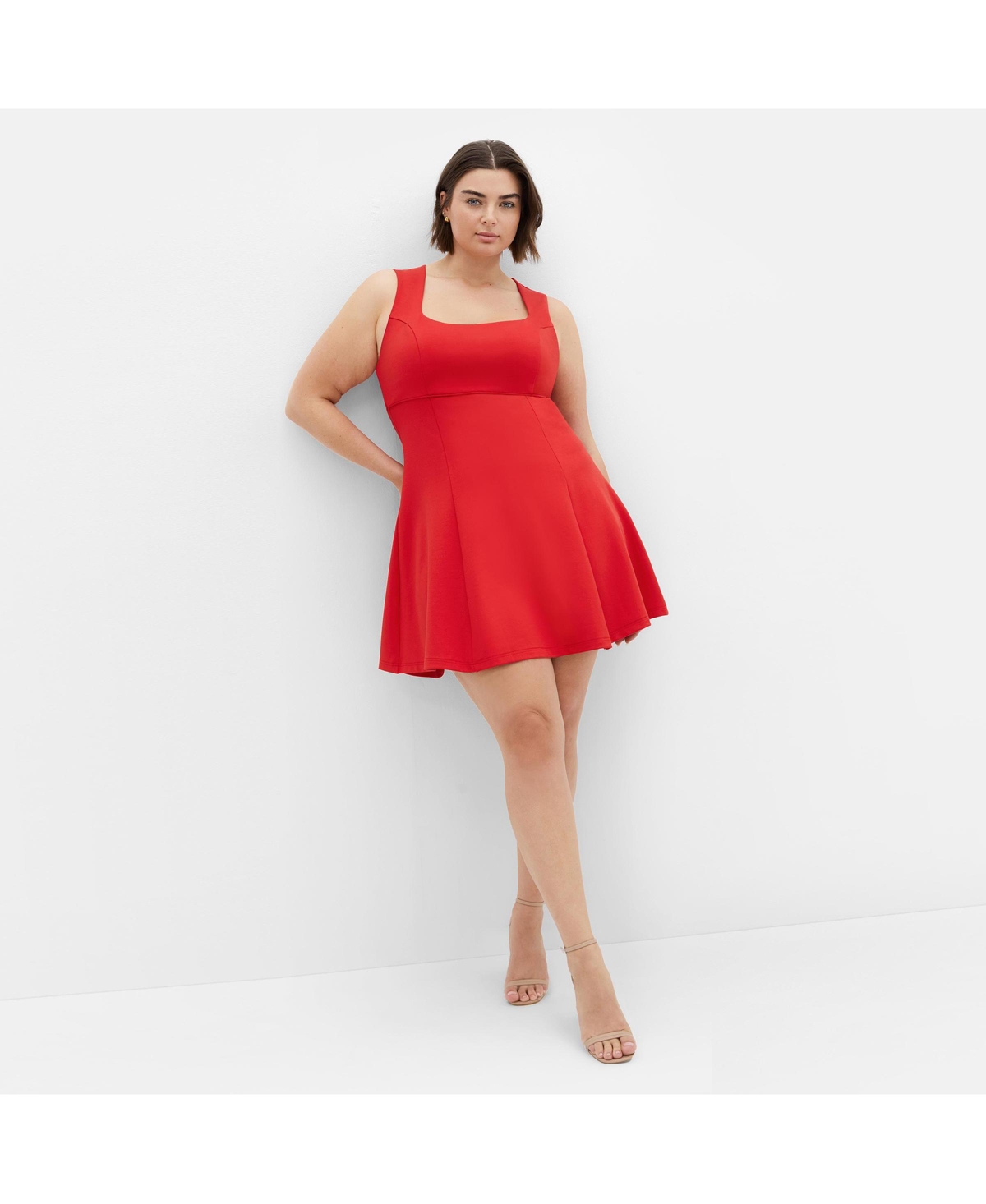 Plus Size Bree Dress - Red